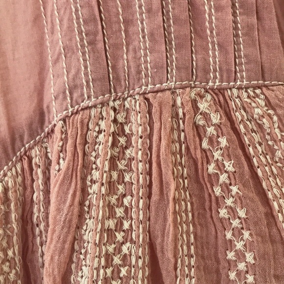 Vintage Free People Embroidered Blouse - Picture 5 of 6